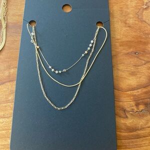 Simons Stacked delicate necklace